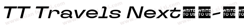 TT Travels Next字体字体转换